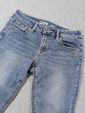 Warehouse One High Rise Straight Jeans Women's 27L Blue Faded